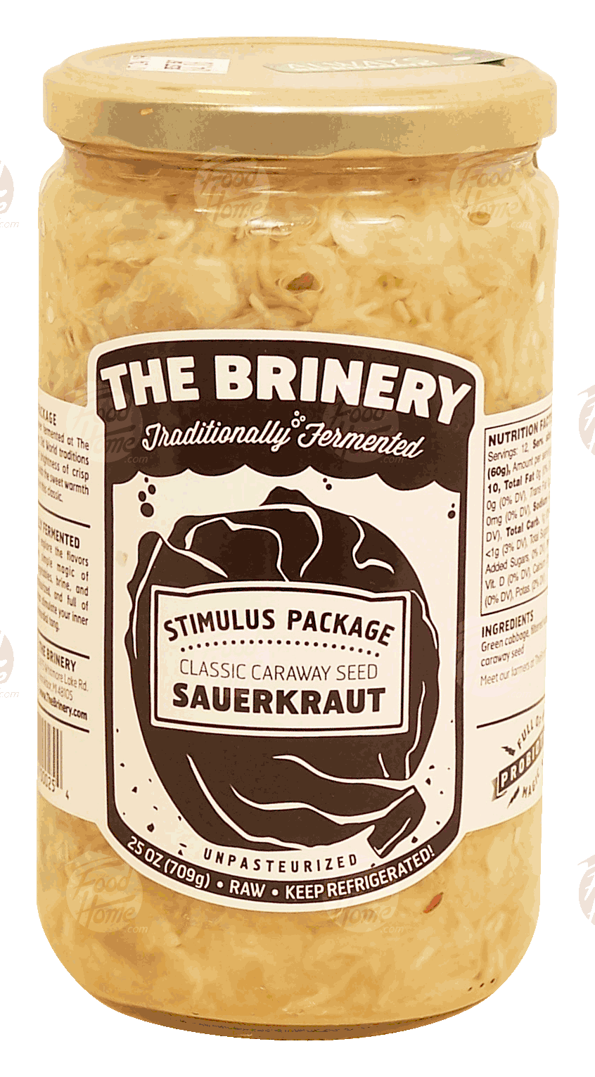 Brinery (The) Stimulus Package sauerkraut, classic caraway seed, unpasteurized, raw Full-Size Picture